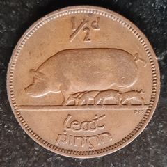 Ireland 1943 Half Penny coin