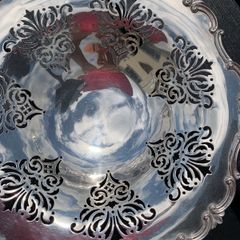 silver bon bon dish