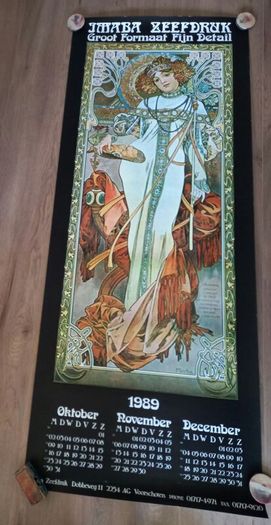 Alphonse Mucha Silkscreen Prints Art Nouveau