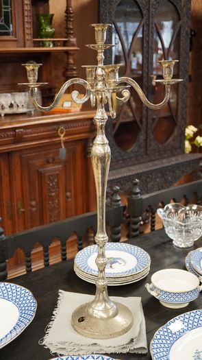 Pair of Vintage 5-Light Candelabra
