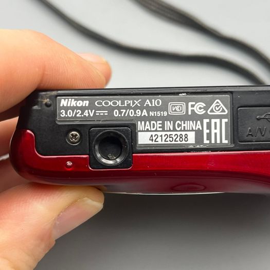 Nikon Coolpix A10 16.1MP Digital Camera Red