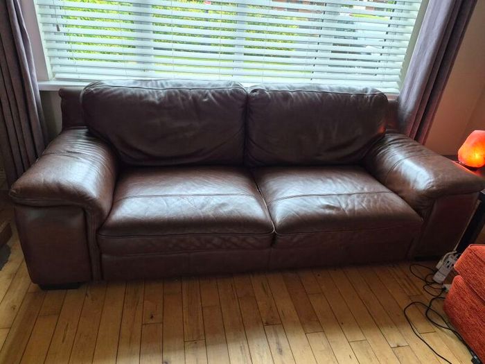 leather couch