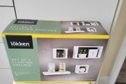 Lokken Set of 4 White Floating Shelves