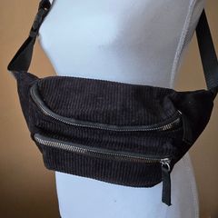 Corduroy waist bag