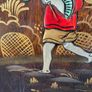 Vintage Chinoiserie Lacquered Wood Fireplace Screen Image 5