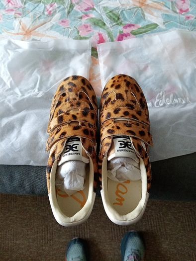 Sam Edelman Talia Trainers Leopard
