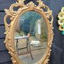1950/60s Metal Framed Mirror Image 2