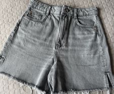 Zara Womens  Grey Denim Shorts Size 34