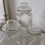 3 Ribbed Storage Jars Image 6