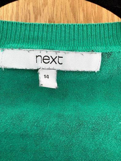 Next Leopard Print Jumper Size 14