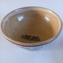 Rare ? Small red dog or pig pattern bowl and old rose eggcup Image 8
