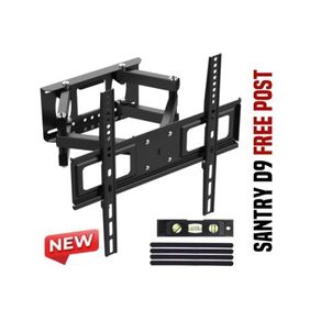 TV Wall Mount Bracket for 26-65 Inch Flat & Curved TVs Swivel Tilt Extend up to 35kg Max. VESA: 400x400mm