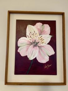 Oil Painting with Oak Frame