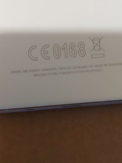 Samsung Galaxy A3 Mobile Phone, Model SM-A300FU, 16GB, Vodafone network, in excellent condition