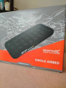 Regata single air mattress and pump brand new unused