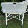 Vintage Lloyd Loom Crib Image 2