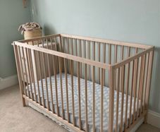 Ikea sniglar cot 60 x 120