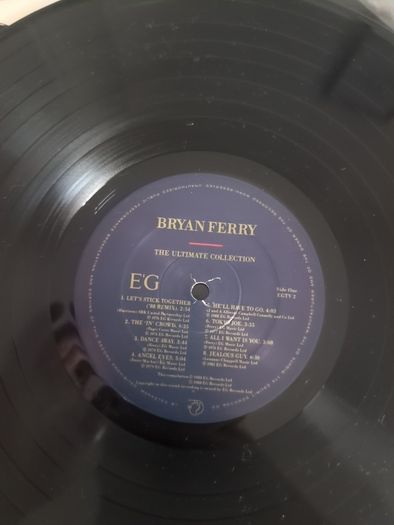 Bryan Ferry With Roxy Music - The Ultimate Collection (LP, Comp) Irish Pressing