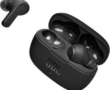 JBL Wave 200TWS Wireless in-Ear Headphones-Bluetooth Headphones with Deep Bass Sound and IPX2 Water Resistance, Complete with Charging case (New)
