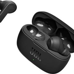 JBL Wave 200TWS Wireless in-Ear Headphones-Bluetooth Headphones with Deep Bass Sound and IPX2 Water Resistance, Complete with Charging case (New)