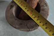 Olive Wood Mortar &amp; Pestle Rustic