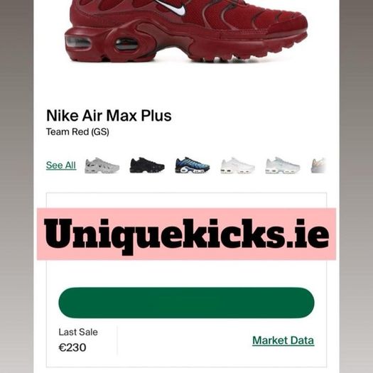 Nike Air Max TN Plus Red Grey