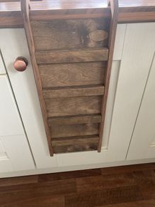 Antique oak ? Prayer card stand