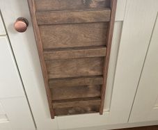 Antique oak ? Prayer card stand