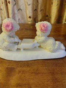 Snowbabies from Department 56. Porcelain.