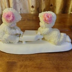 Snowbabies from Department 56. Porcelain.