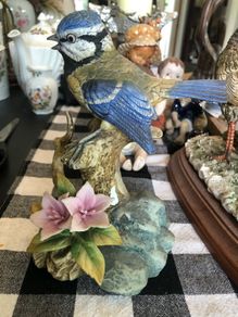 Blue tit finest porcelain made in Japan -kowa