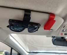 Sunglasses Car Visor Clip - "Vista-Clip" Secure Eyewear Mount - Fits All Vehicles & Frame Sizes - High-Heat Resistant - Car Interior Organizer