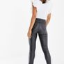 QUIZ Black Faux Leather Skinny Jeans, NEW size 6 Image 2