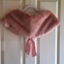 Rosie Fox  Faux Fur Pink Stole Image 6