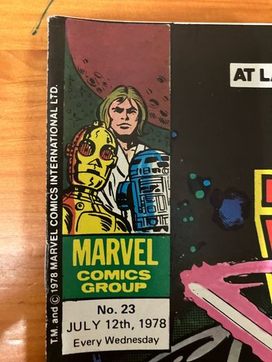 Comic: 'Star Wars Weekly' no. 23 / 1978