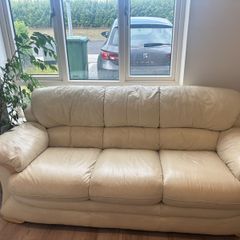 3 Seater Leather Couch