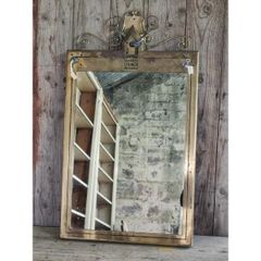 Brass Framed Mirror St James Church Piccadilly KAS1223