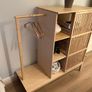 IKEA Open wardrobe with sliding door, bamboo Image 3