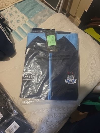 gaa Dublin zipped top