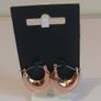 Pilgrim Danish Design Rose Gold Tone Chunky Crescent Hoop Earrings New RRP 29.95 CAN POST Image 4