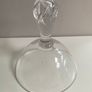Fabulous Dartington tall 19.75 cm crystal Glass  compote dish, Image 5