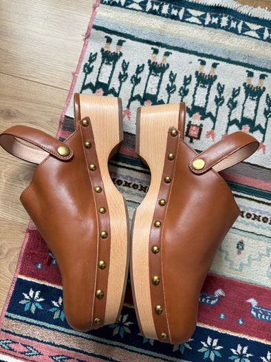 J.Crew Convertible Leather Clogs