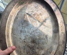 medium sized Silver plated oval serving