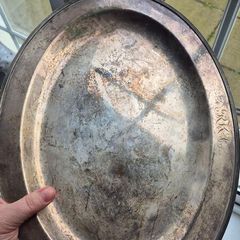 medium sized Silver plated oval serving