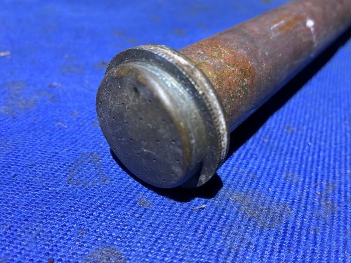 Vintage mid century Brass Garden Sprayer with Wooden Handle