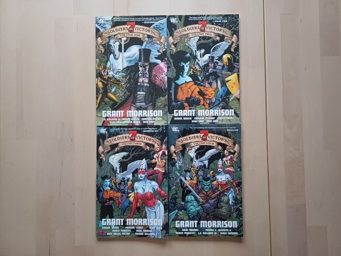 Seven Soldiers of Victory by Grant Morrison (Volume 1 to 4 DC Comics Graphic Novels 2006)