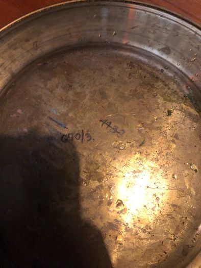 4 x brass trays