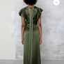 Folkster olive dress size S Image 4