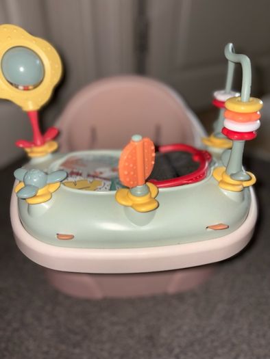 Mamas & Papas Bug 3-in-1 Floor and Booster Seat with Activity Tray - Blossom