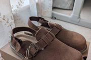 Genuine suede sandals new